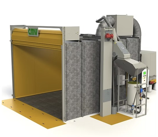 Cabine para jateamento